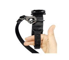 Tactical Kulplu K9 Büyük Irk Köpek Tasması EN 4 CM Siyah