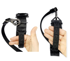 Tactical Kulplu K9 Büyük Irk Köpek Tasması EN 4 CM Siyah
