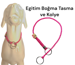 Köpek Egitim Tasma Cift Halkalı Klasik Model