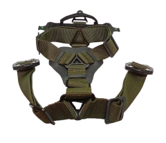 K9 Göğüş Tasması Tactical Harness. Büyük Irk Göğüs Tasması. Haki