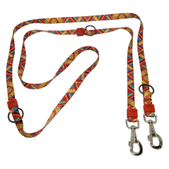Çift kançalı köpek kayışı. (GÜMÜŞ KANÇALI)